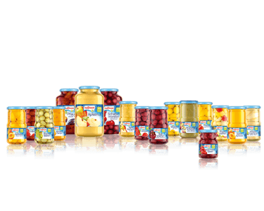 Natreen Obst im Glas Produkte