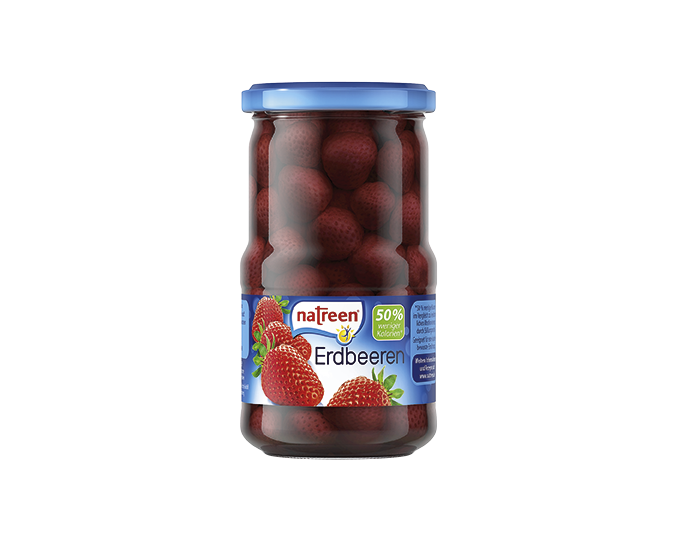 Erdbeeren Obst im Glas