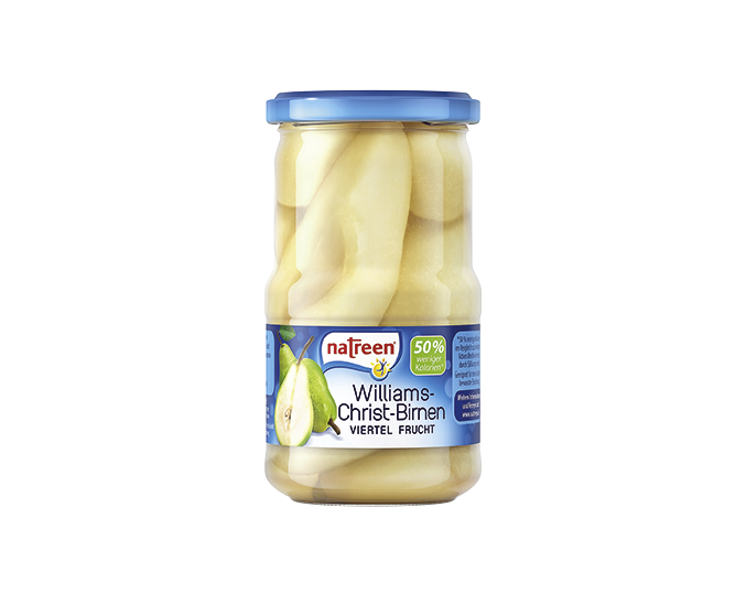 Williams-Christ-Birnen viertel Frucht