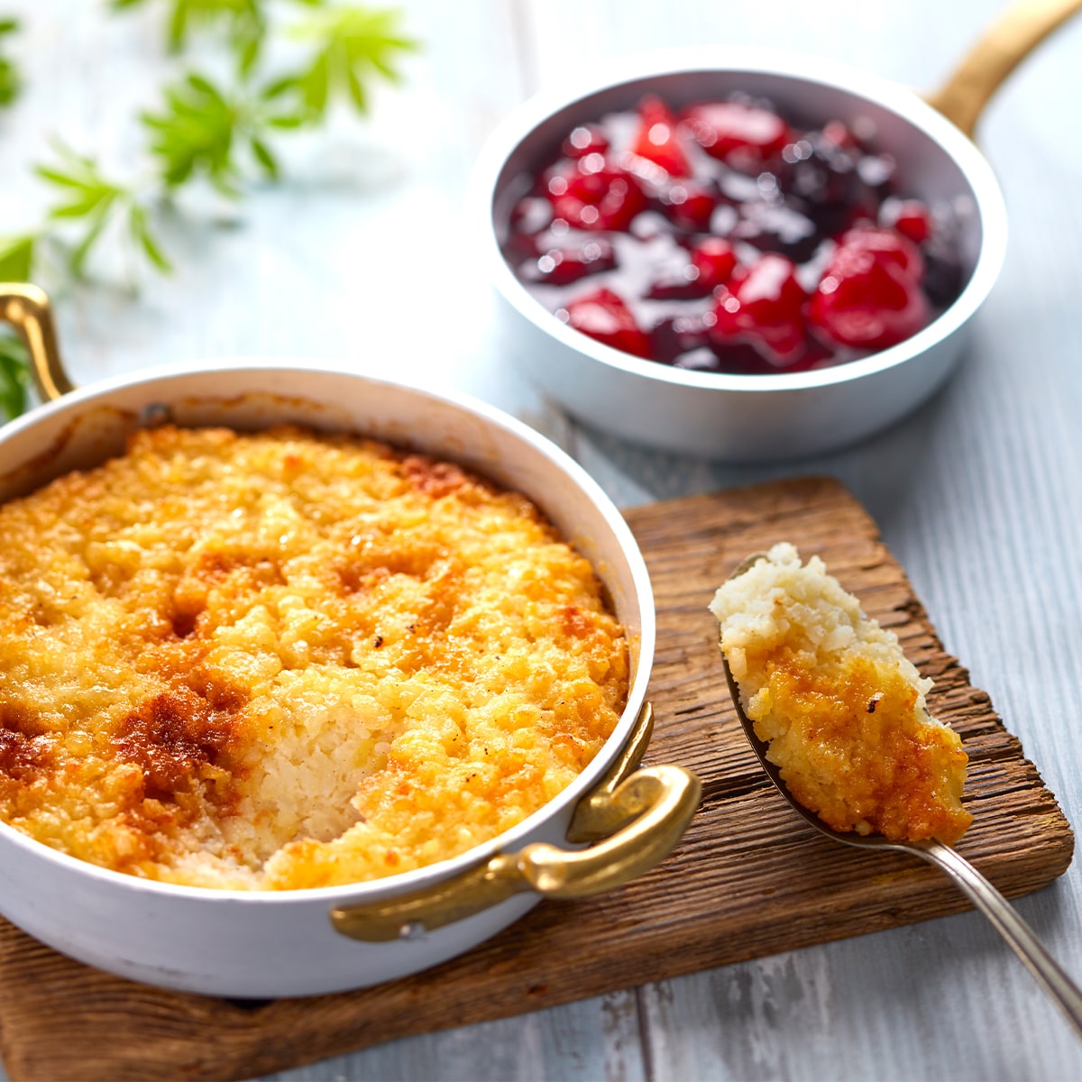Gebackener Milchreis mit Beerenfrüchte Grütze | Natreen DE
